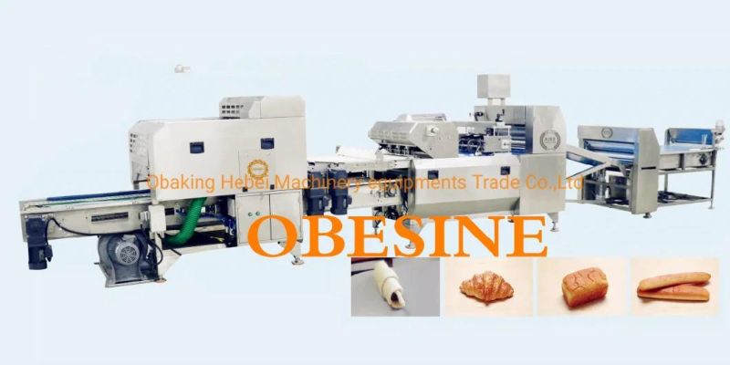 Automatic Croissant Production Line/Pastry Dough Equipment/ Dough Sheeter/Pastry Machines/Croissant Moulder /Bread Moulder/