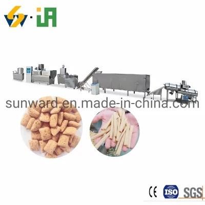 Twin-Screw Extrusion Puffed Core Filling Snack Making Machine