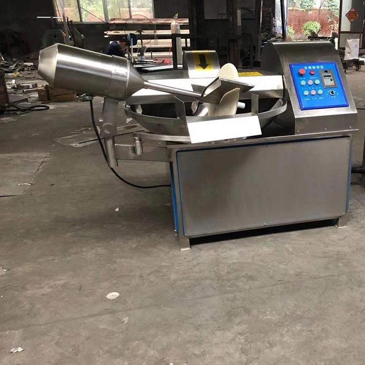 Big Output Bowl Cutter Meat Bowl Chopper with Auto Loading System