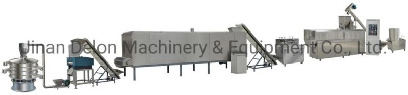 CE Automatic Extrusion Puffed Breadcrumbs Machine Production Line