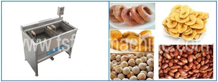 Snack Food Fryer and Banana Chips Making Machine