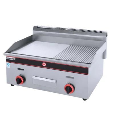 Kitchen equipment Gas Griddle Grill Table Top Griddle Burger Grill