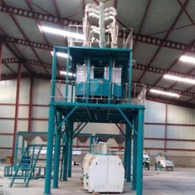 Automatic 50t/D Corn Maize Flour Grinding Milling Mill Machine Factory