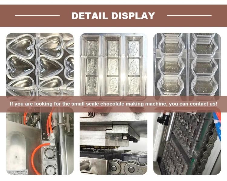 Double Head Chocolate Bar Making System Sesame Candy Chocolate Bar Making Machine