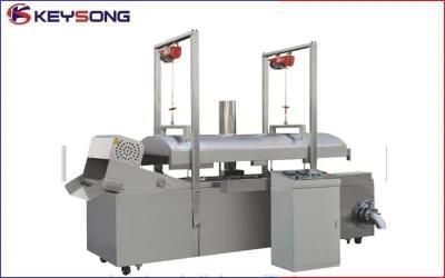 Continous Belt Food Frying Machine