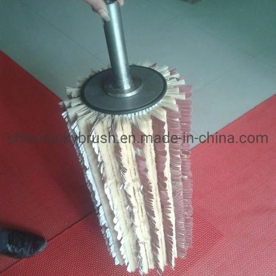 Sisal Hemp and Sand Paper Grinding Wheel Machine Brush (YY-327)