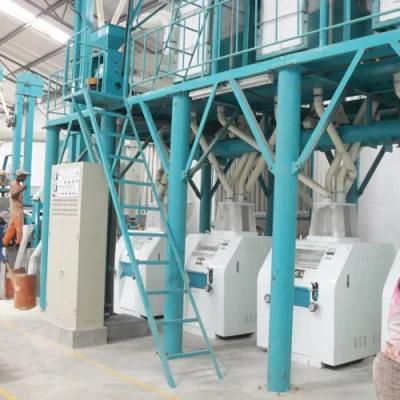 Desgined for Zambia Market 50t/24h Maize Flour Meal Milling Machine