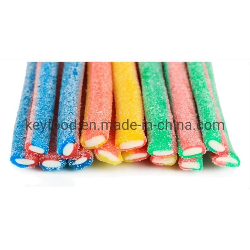 Autoamted Sour Straw Chewy Candy Production Line