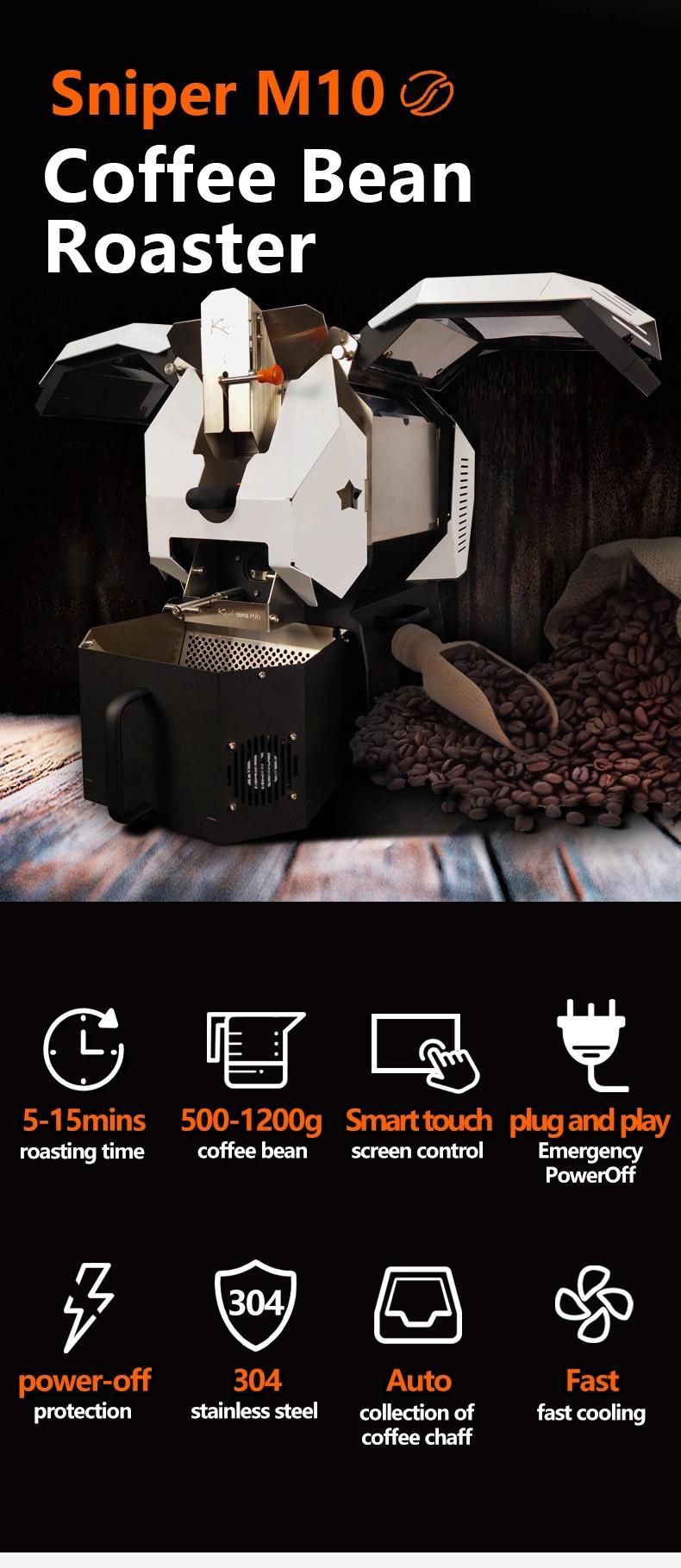 M10 Coffee Bean Roasting Machine Coffee Roaster for Home Household Grains Peanut Nut Baking Machine 110V/220V