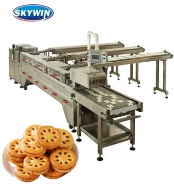 Sandwich Machine for Cream Biscuit Sandwiching Industrial Food Equipment