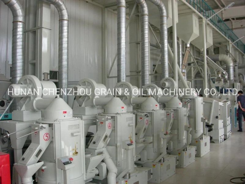 Full Automatic Rice Mill Machine by PLC System Supply