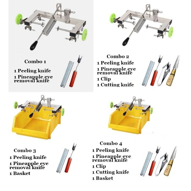 Pineapple Skin Peeler Small Capacity Manual Commercial Pineapple Peeler