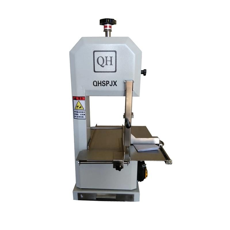 Retail & Hot Sell Qh260b Bone Saw Machine 1.1kw Bone Cutting Saw Work for Frozen Meat Fish Poultry Pig Cow Bone