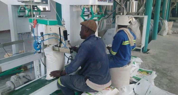 Zimbabwe 90t/24h Maize Mill Machine Milling Maize Meal and Grits