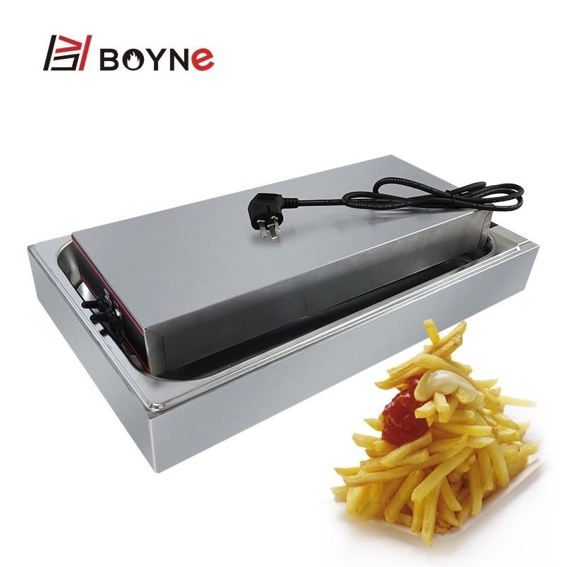 Commercial Stainless Steel Counter Top Chips Warmer