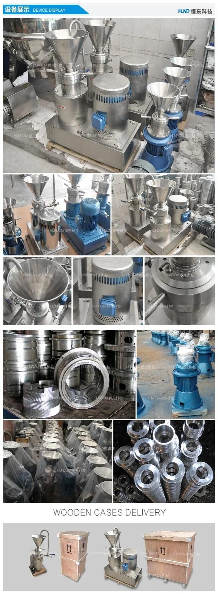 High Quality Stainless Steel Tahini Black Sesame Paste Machine Mayonnaise Colloid Mill