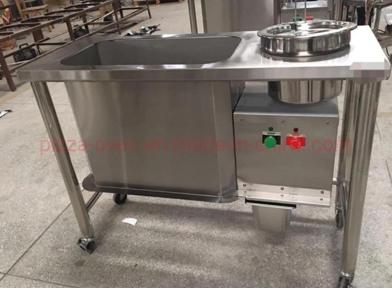 Commercial Breading Table Flouring Mixing spiral Podwer Wrap Machine