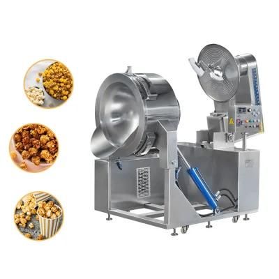 China Manufacturer Industrial Low Price Caramel Chocolate Popcorn Making Machine