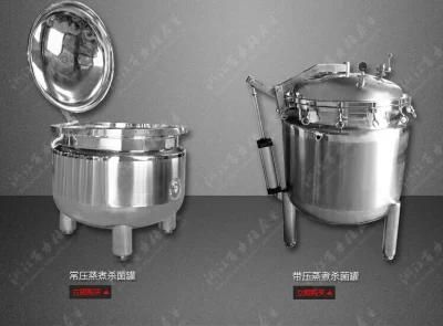 Pneumatic Open Stainless Steel Jacket Cooking Pot