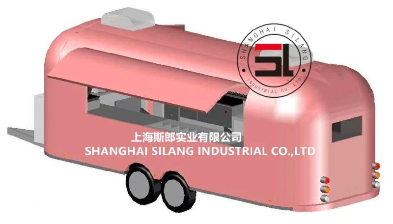 Hot Dog Snack Food Trailer/Mobile Camping Kitchen Car Food Truck with Ce