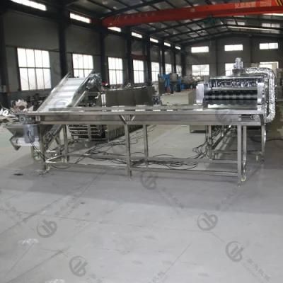 5t/H Cucumber Carrot Washing Waxing Diameter Grading Line for Supermarket