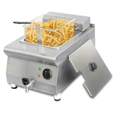 Commercial Electric Fryer with Drain Value