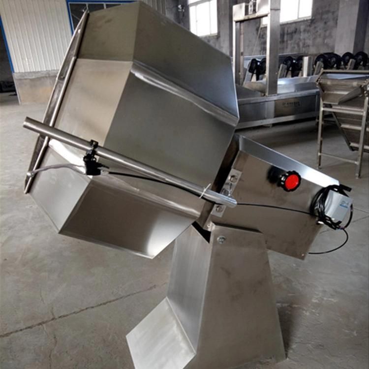 Potato Chips Snack Seasoning Machine Octagonal Snack Food Flavoring Machine Fried Peanuts Drum Seasoning Machine