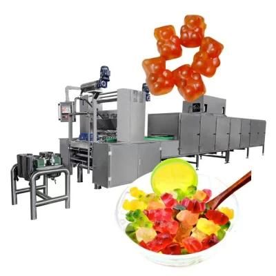 Automatic Soft Candy Jelly Gummy Bear Candy Making Machine