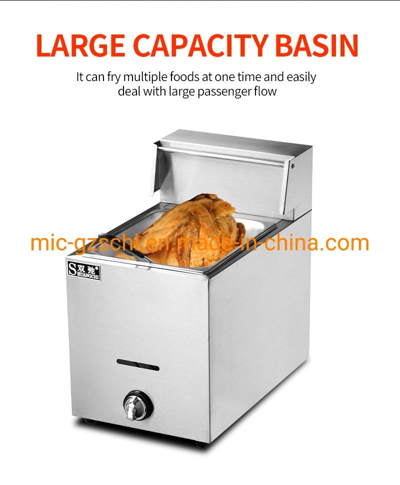 Gas Fryer Making Machine Potato Chips Fryer