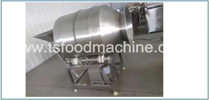 Continuous Drum Food Flavoring and Mixing Machine