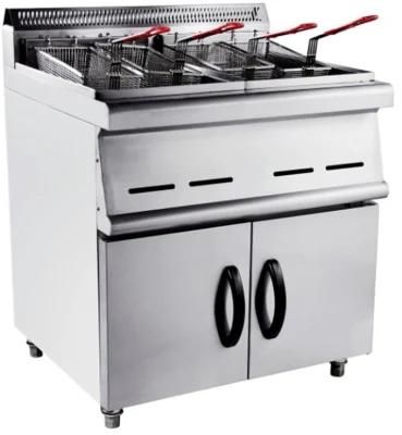 Gas Deep Fryer (2-Tank, 4-Basket)