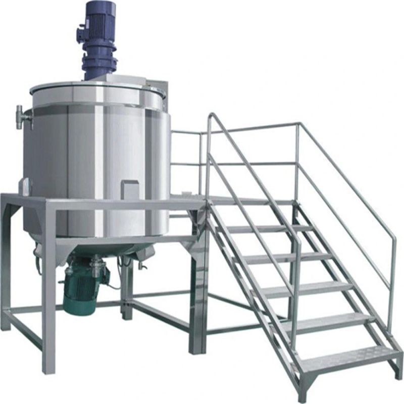 Large Stainless Steel Mixing Heating Storage Vessel for Food Industry