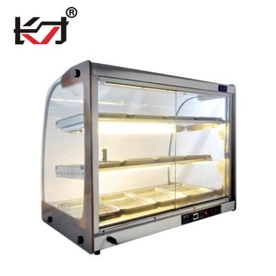 CH-4dh Humidify Countertop Hot Food Display Case Warmer Merchandiser Showcase