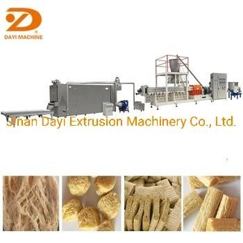 Textured Soya Meat Nuggets Protein Food Extruder