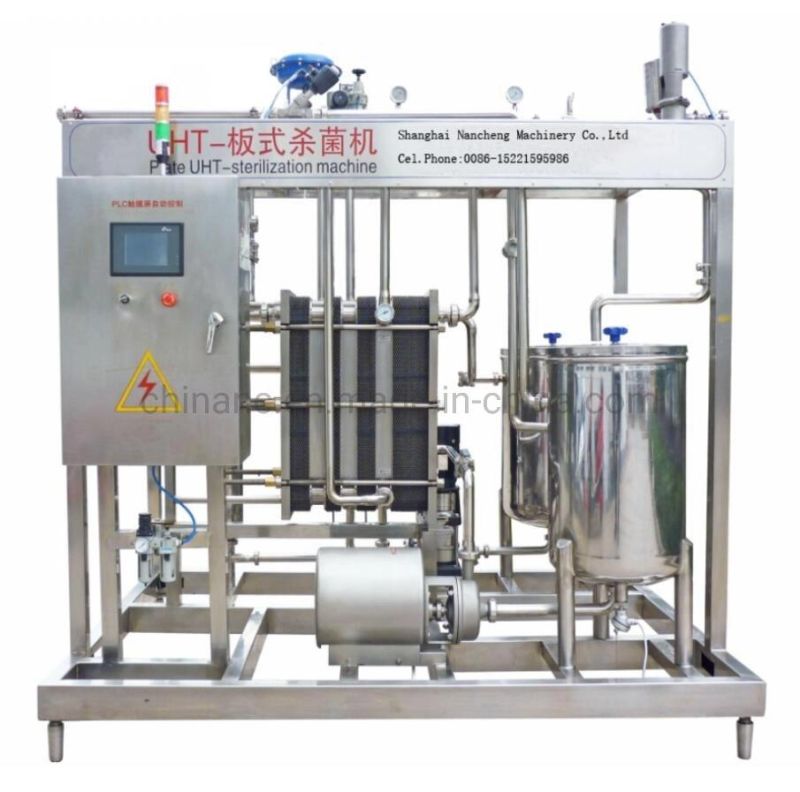 Industrial Use Cream Uht Plate Sterilizer Machine