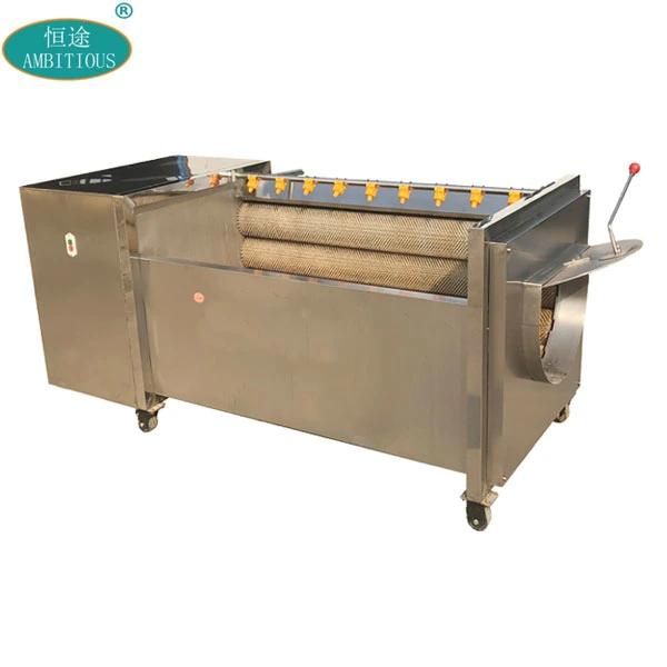 Potato Brush Roller Washing Machines Potato Peeler Machine