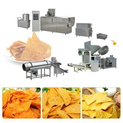 220kg/H Doritos Production Line Fried Corn Chips Making Machine Tortilla Making Machine