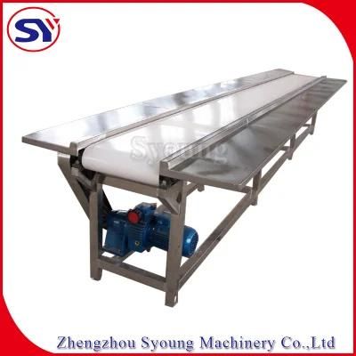 Material Handling Equipment Stainless Steel Food PVC Belt Conveyor