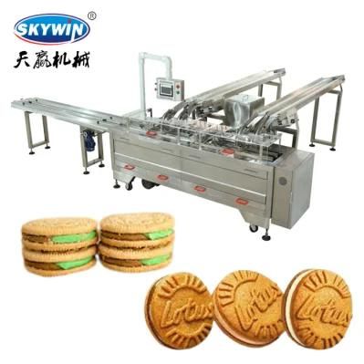 Sandwiching Machine for Making Cream Biscuit Factory Food Equipment