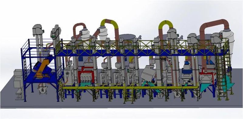 Clj Paddy Rice Corn Dryer for Rice Mill Machine