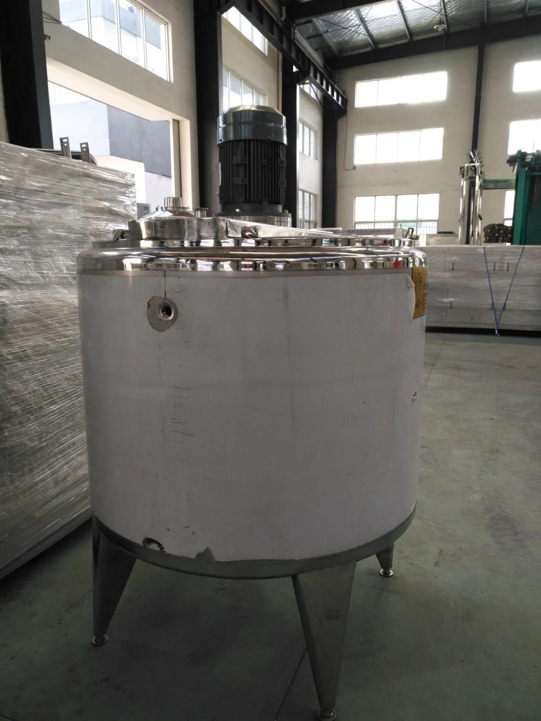 1000L 5000L Yogurt Milk Batch Tank Pasteurizer for Sale