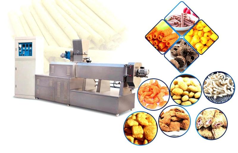 Extruded Snack Machine Wheat Puffing Machine Corn Puffs Machine Rice Puffing Machine