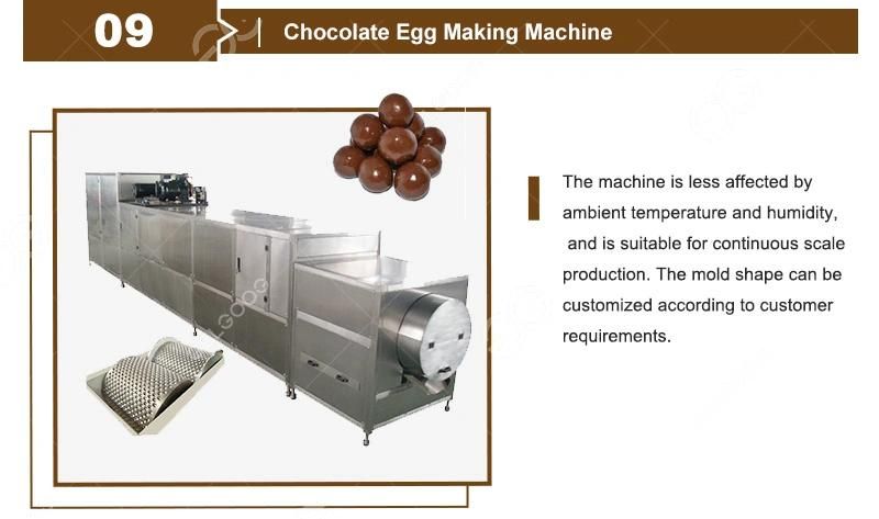 330 Moulds Chocolate Bar Making Machine Production Line Chocolate Moulding Line