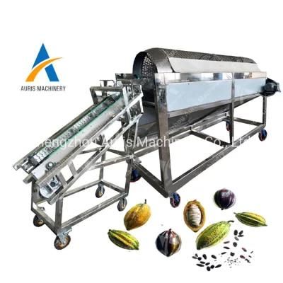 Fresh Cocoa Pods Breaking Peeling Cocoa Pods Breaker Shelling Separator Machine