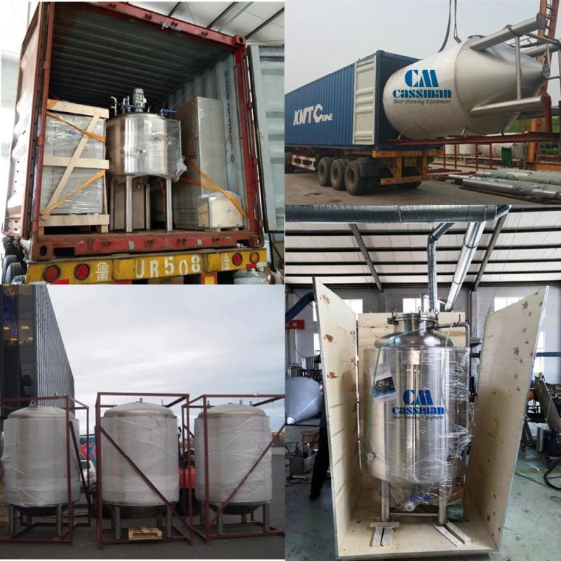 Cassman Customized 1000L Stainless Steel Industrial Beer Brewery Fermentation