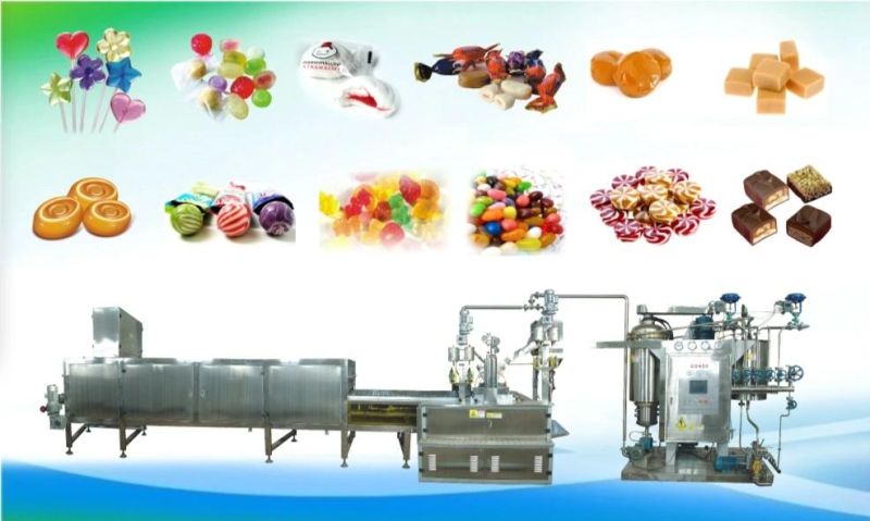 Automatic Production Line Soft Hard Jelly Candy Making Machine