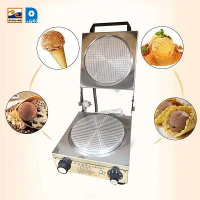 Wafer Ice Cream Cone Baking Machine with 24 Mould for Sale