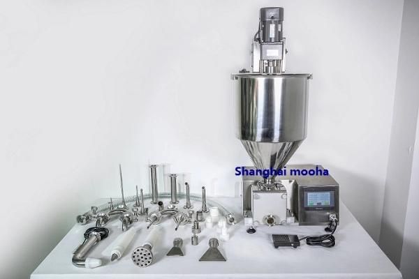 Commercial Cake Cream Coating Machine Snack Making Machine Bread Filling Machine Bakery Equipment Puff Butter Filler Paste Jelly Injection Equipment