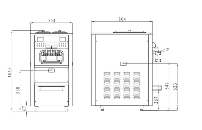 Soft Serve Ice Cream Machine 6248A