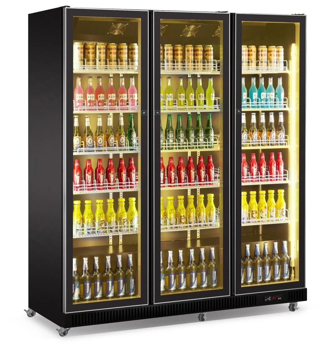 Commercial Boutique Refrigerator for Beers/Flowers Air Cooling Nice Design Big Volume